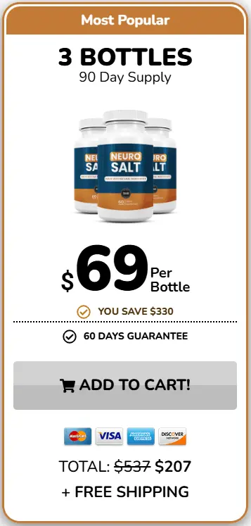  NeuroSalt price 3 bottle